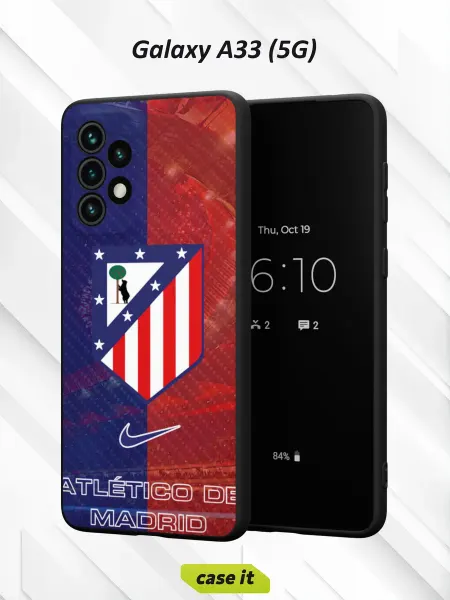 Case it Чехол на Samsung A33 5G с принтом Атлетико