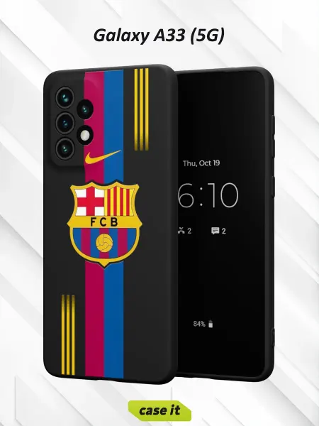 Case it Чехол на Samsung A33 5G с принтом фрагмент формы Барселоны