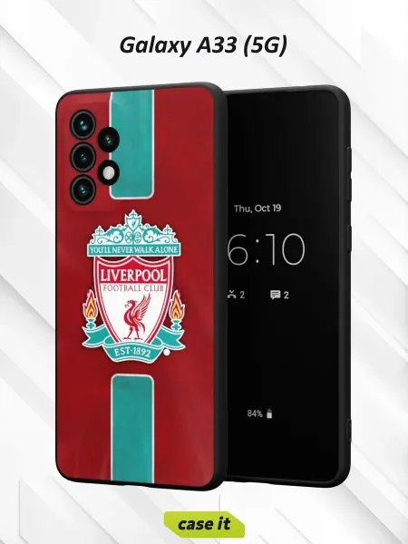 Case it Чехол на Samsung A33 5G с принтом Ливерпуль