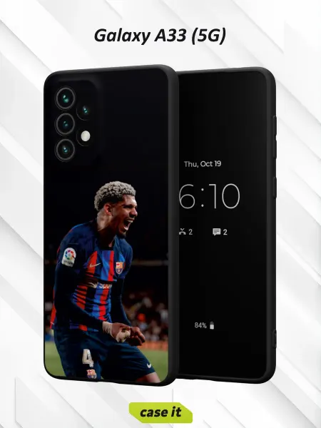 Case it Чехол на Samsung A33 5Gс принтом Рональд Араухо