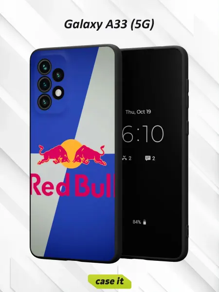 Case it Чехол на Samsung A33 5Gс принтом ред булл