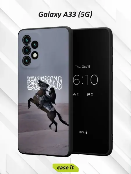 Case it Чехол на Samsung A33 5Gс принтом всадник на коне
