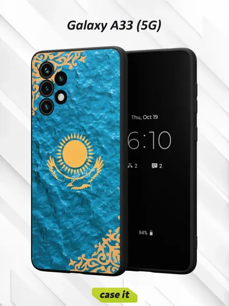 Case it Чехол на Samsung A33 5Gс принтом государственный флаг