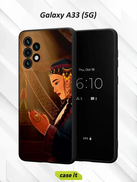Case it Чехол на Samsung A33 5Gс принтом Девушка