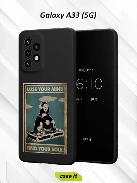 Case it Чехол на Samsung A33 5Gс принтом Мона Лиза