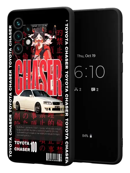 PBl store Чехол на Samsung A33 5G с принтом Toyota Chaser JDM