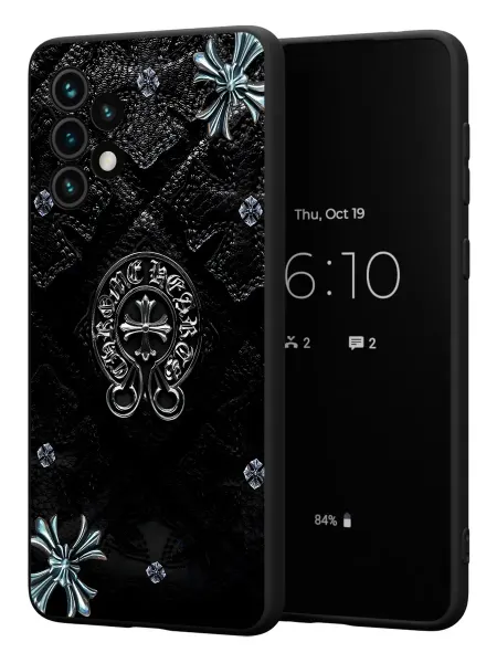 PBl store Чехол на Samsung A33 5G с принтом Chrome Hearts