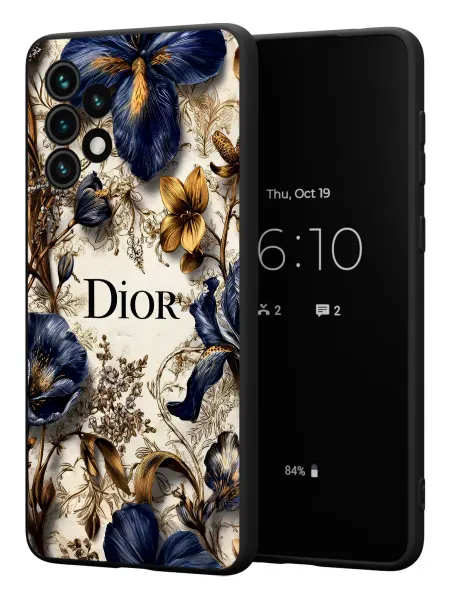 PBl store Чехол на Samsung A33 5G с принтом в стиле Dior птички