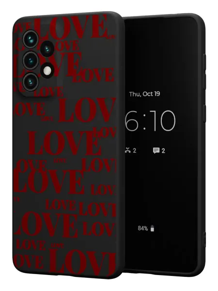 FACTORIA Чехол на Samsung A33 5G с принтом Надпись LOVE