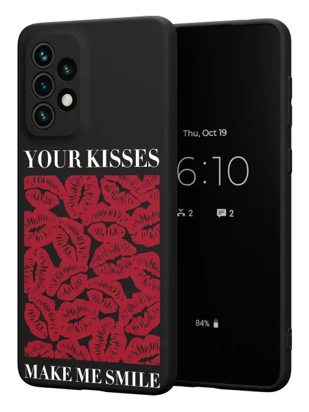 FACTORIA Чехол на Samsung A33 5G с принтом Поцелуи