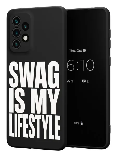 PBl store Чехол на Samsung A33 5G с принтом Swag my life