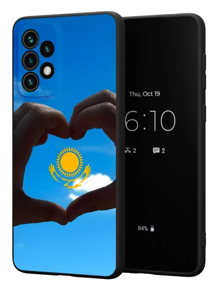 PBl store Чехол на Samsung A33 5G с принтом love Казахстан