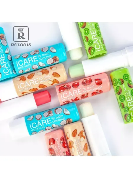 RELOUIS "iCARE lip balm" Бальзам-уход для губ almond (Relouis)
