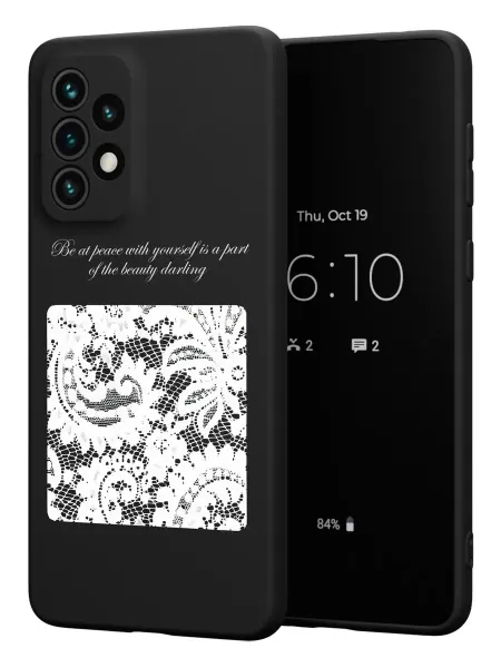 PBl store Чехол на Samsung A33 5G с принтом Кружево pinterest