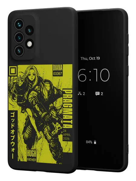 PBl store Чехол на Samsung A33 5G с принтом Аниме Pragmata