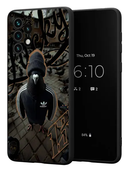 PBl store Чехол на Samsung A33 5G с принтом Голубь в адике