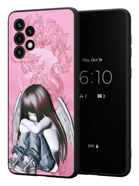 PBl store Чехол на Samsung A33 5G с принтом Ангел пинтерест
