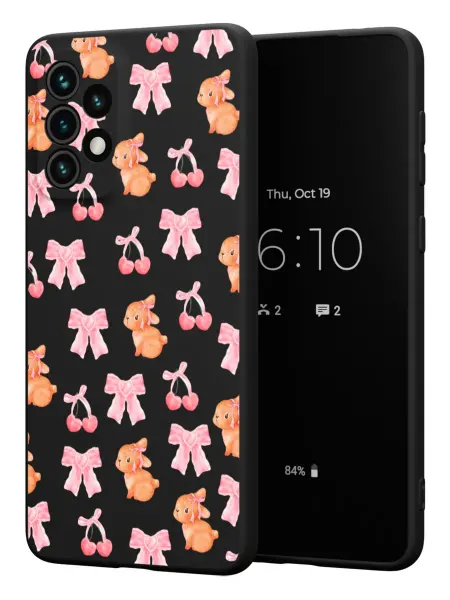 PBl store Чехол на Samsung A33 5G с принтом Бантики
