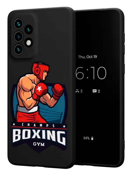 PBl store Чехол на Samsung A33 5G с принтом Бокс