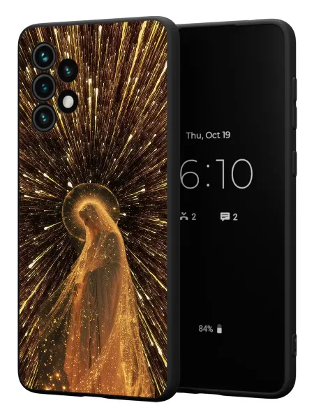 PBl store Чехол на Samsung A33 5G с принтом Дева Мария