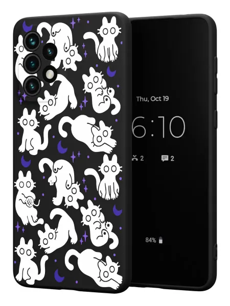 PBl store Чехол на Samsung A33 5G с принтом Котики