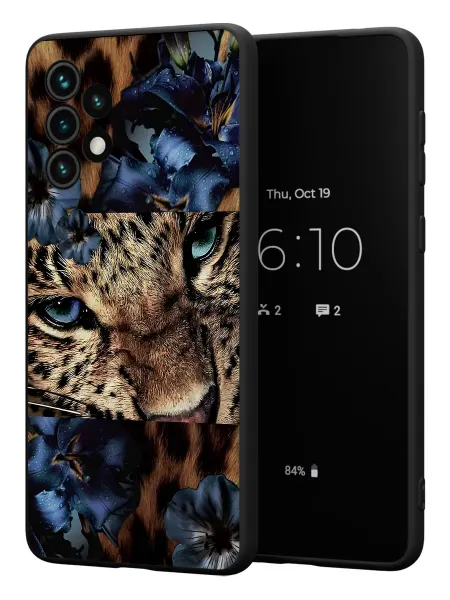 PBl store Чехол на Samsung A33 5G с принтом Леопард