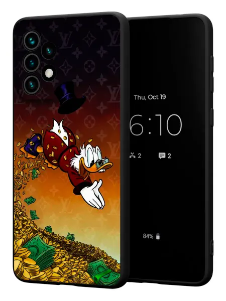 PBl store Чехол на Samsung A33 5G с принтом Скрудж LV