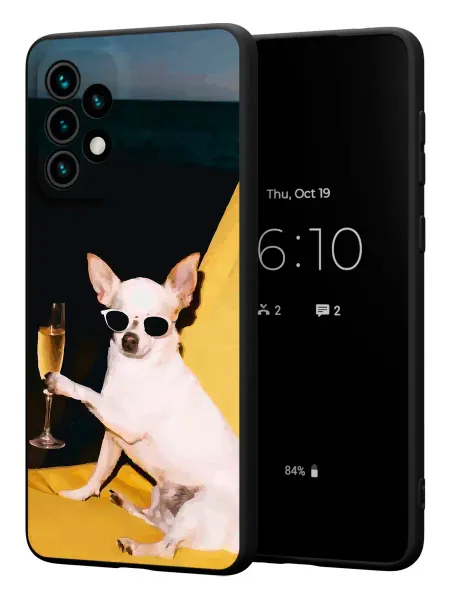 PBl store Чехол на Samsung A33 5G с принтом Собачка
