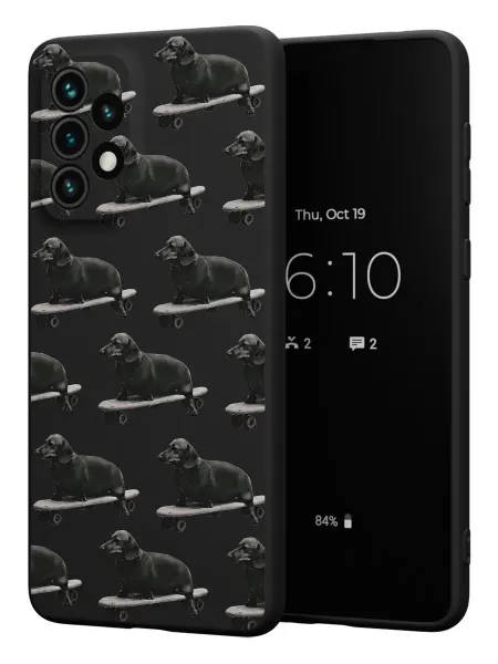 PBl store Чехол на Samsung A33 5G с принтом Собачки