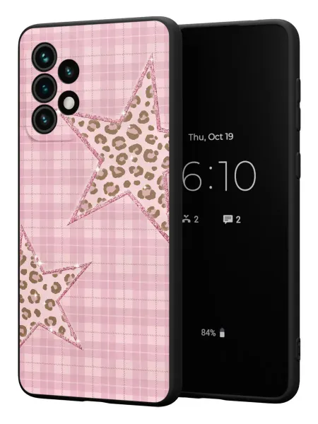 PBl store Чехол на Samsung A33 5G с принтом в клеточку Y2K