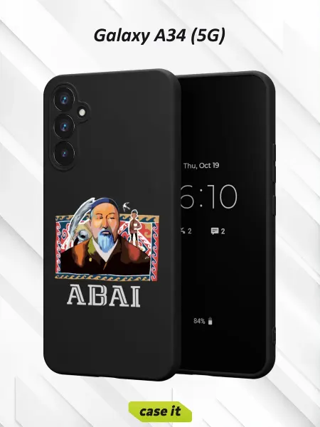 Case it Чехол на Samsung A34 5Gс принтом ABAI