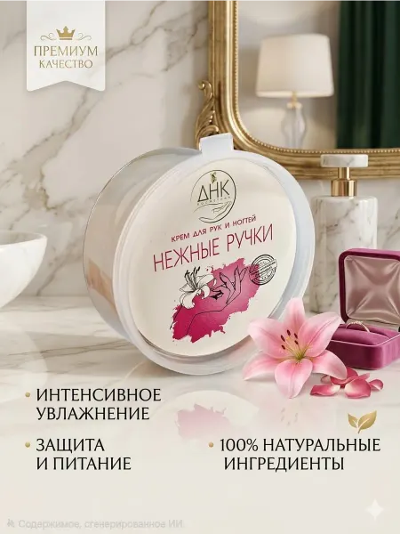 ДНК косметика Крем для рук и ногтей "Нежные ручки"