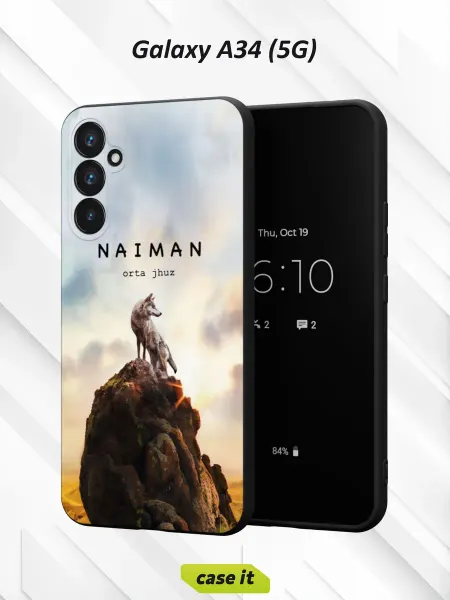 Case it Чехол на Samsung A34 5Gс принтом NAIMAN