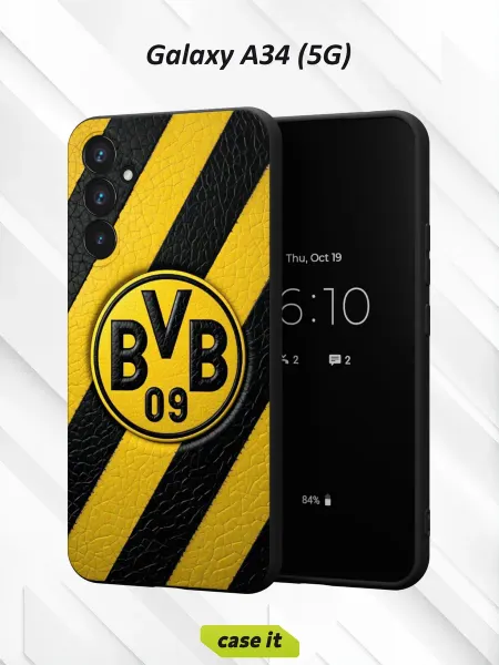 Case it Чехол на Samsung A34 5G с принтом Боруссия Дортмунд