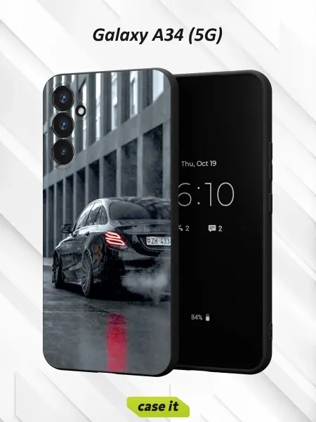 Case it Чехол на Samsung A34 5G с принтом эффектный дрифт