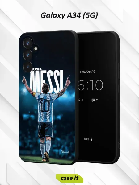 Case it Чехол на Samsung A34 5G с принтом легендарный Лионель Месси