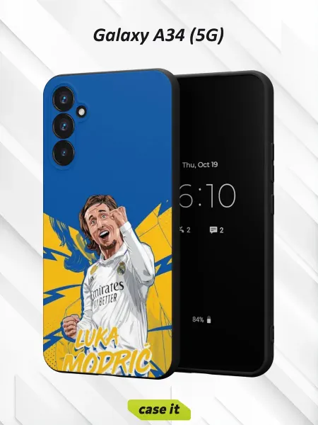 Case it Чехол на Samsung A34 5G с принтом Лука Модрич