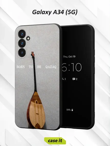 Case it Чехол на Samsung A34 5Gс принтом Домра