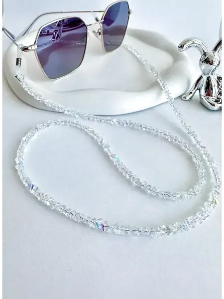 GlassesBoutique Стильная цепочка для очков из алмазного стекла