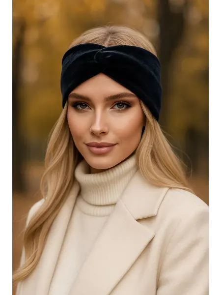 MAKI LOOK Повязка на голову теплая осенняя