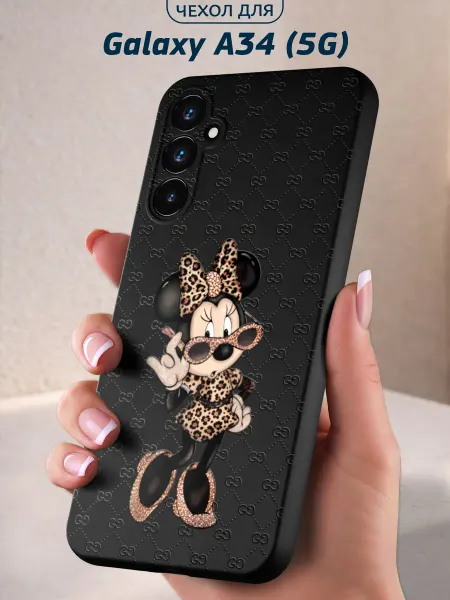 Infinity pick Чехол на Galaxy A34 (5G) с принтом Мини Маус