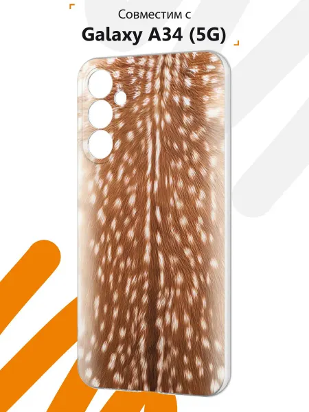 Мобилиус Чехол на Samsung A34 5G с принтом Оленёнок