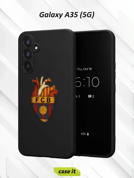 Case it Чехол на Samsung A35 (5G) с принтом Барселона стадион