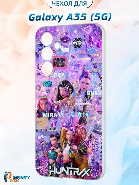 Infinity pick Чехол на Galaxy A35 (5G) с принтом Huntrix
