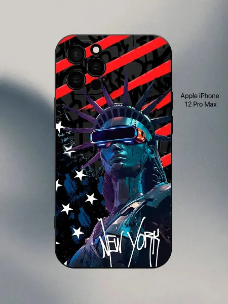 PANCASE Чехол на iPhone 12 Pro Max Киберпанк
