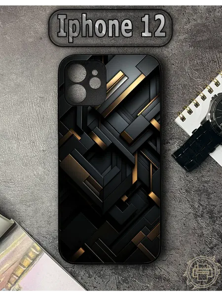 TypoPrint Чехол на iPhone 12 с принтом Абстракция