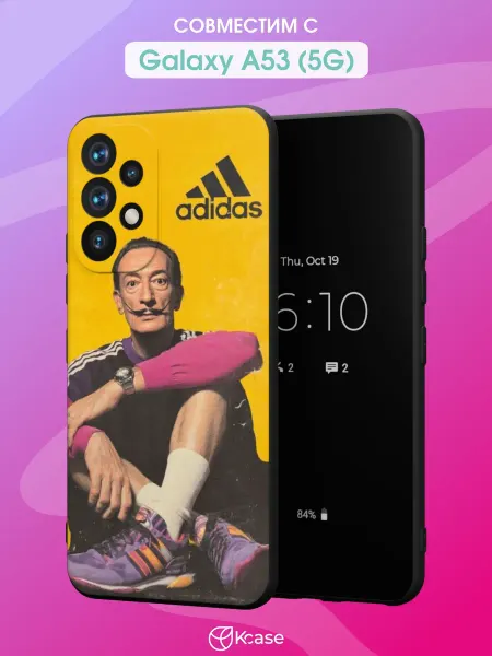 Kcase Чехол на Samsung A53 5G с принтом Adidas