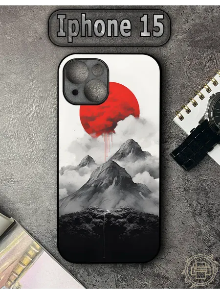 TypoPrint Чехол на iPhone 15 с принтом Горы