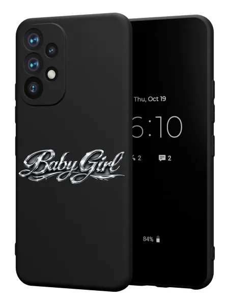 FACTORIA Чехол на Samsung A53 5G с принтом Надпись Baby Girl