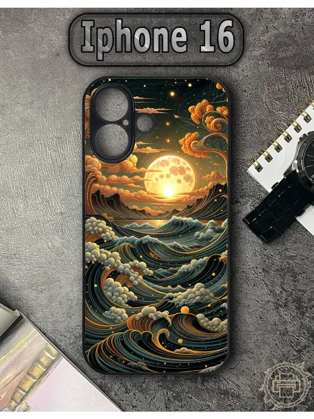 TypoPrint Чехол на iPhone 16 с принтом Закат